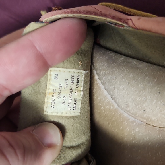 Sperry Dusty Rose Leather Boat Deck Shoes - Picture 4 of 5